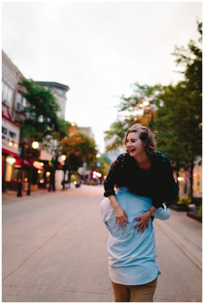 Downtown Madison Wisconsin Mini Engagement Session