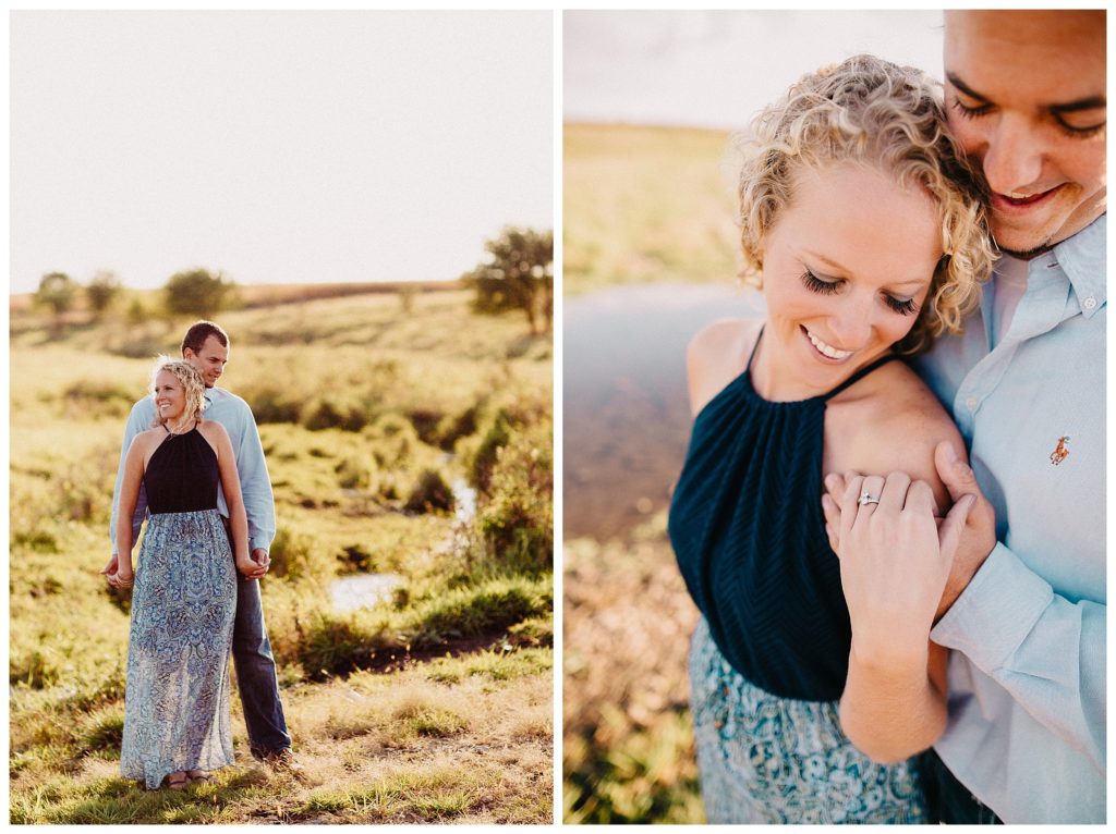 Janesville Wisconsin Fall Family Farm Rustic Engagement Session