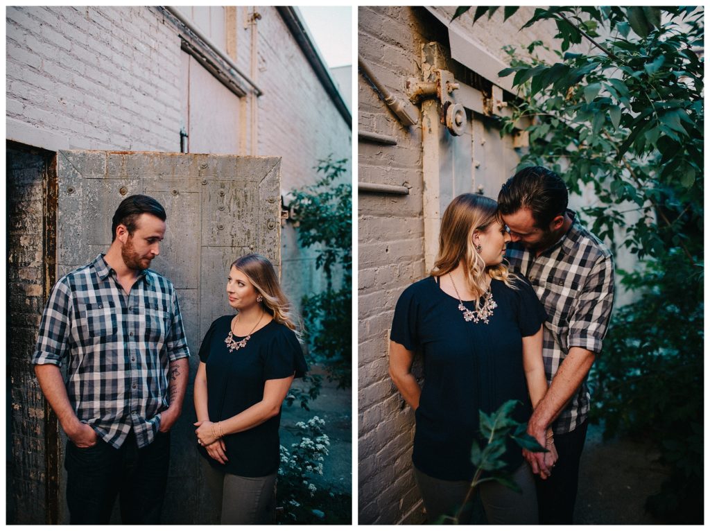 Rustic Downtown Madison Wisconsin Engagement