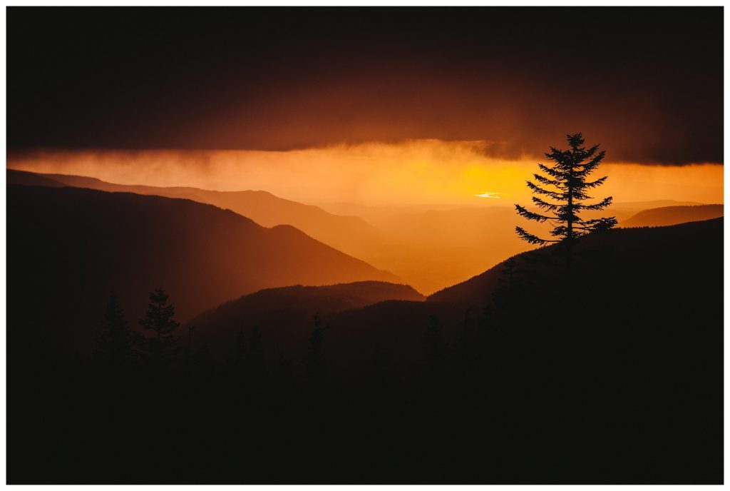 Epic Mount Hood Sunset